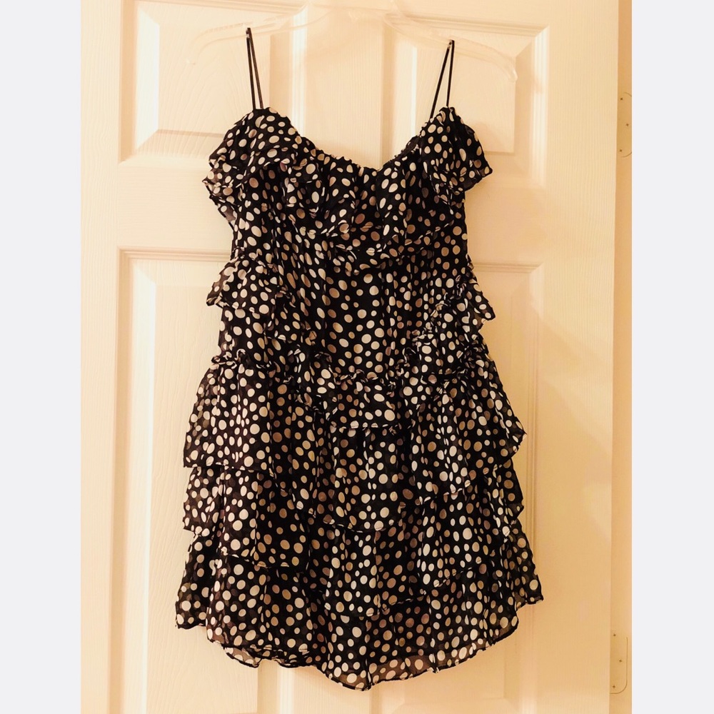 2b Bebe Polka Dot Dress
